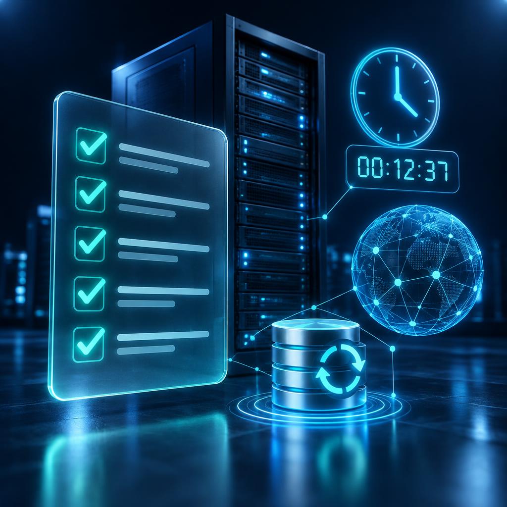 چک‌لیست آماده‌سازی انتقال سرور؛ بکاپ، کاهش TTL و DNS